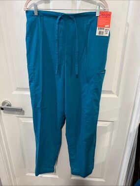 Landau Teal Drawstring Scrub Pants